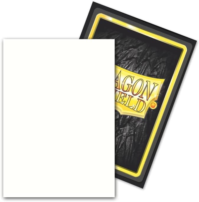 Dragon Shield Japanese Size Sleeves Dual Matte Snow 60 ct