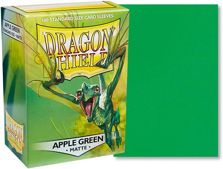 Dragon Shield Standard Size Apple Green Matte Sleeves