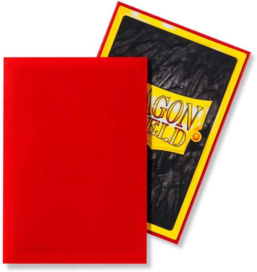 Dragon Shield Japanese Size Crimson Matte Sleeves 60 ct