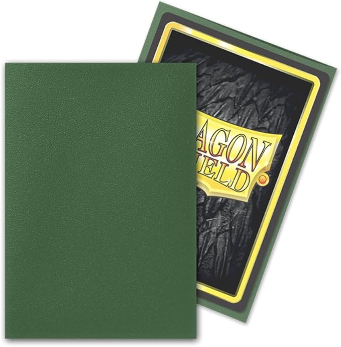 Dragon Shield Japanese Size Forest Green Matte Sleeves 60 ct