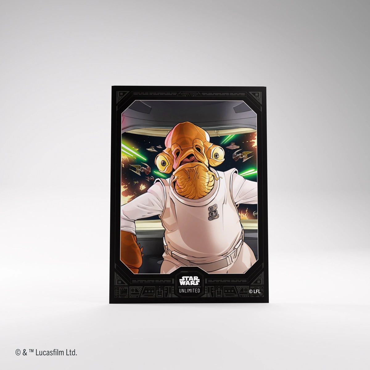 Star Wars Unlimited Premium Art Sleeves - Admiral Akbar