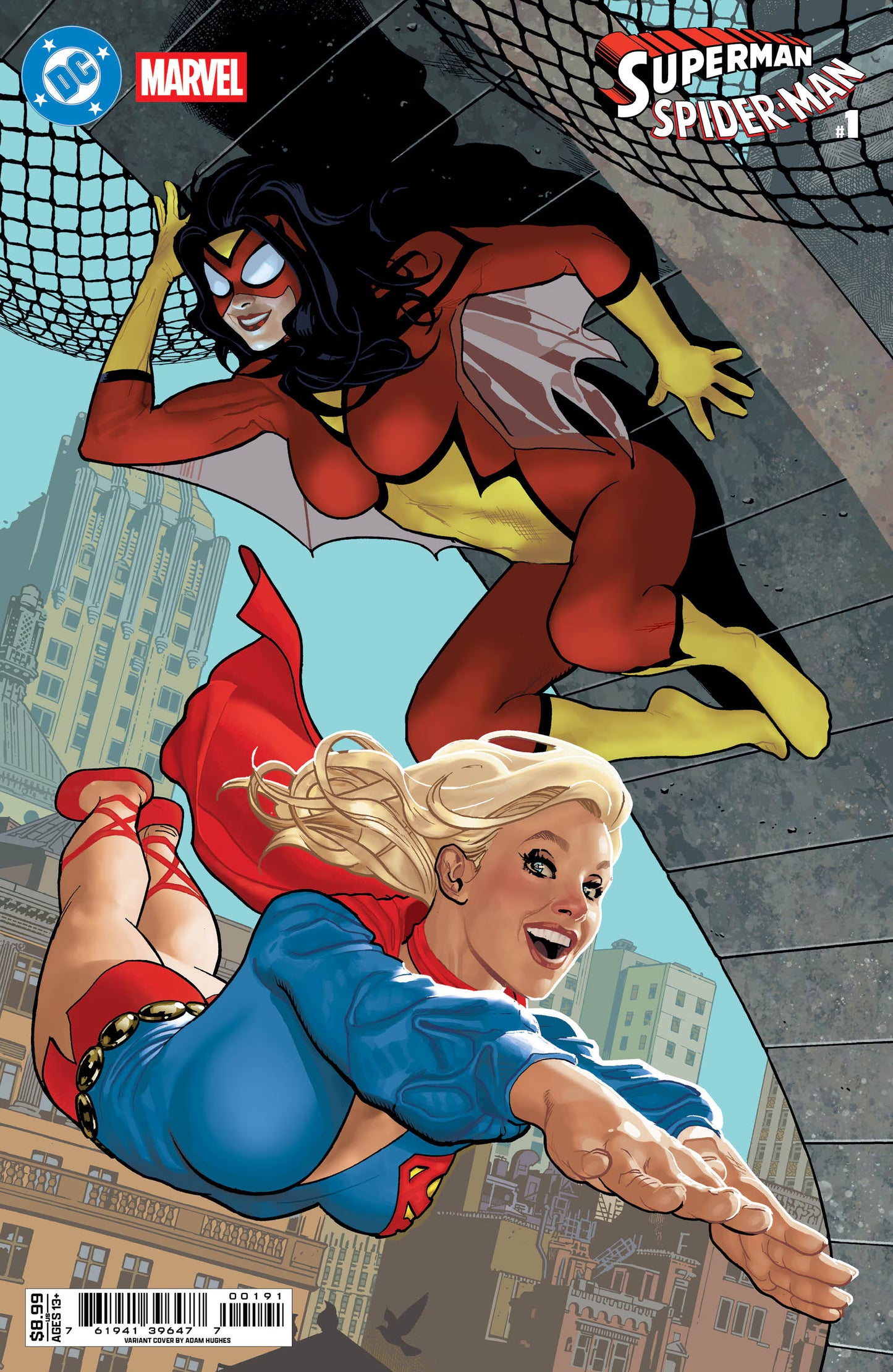 Superman/Spider-man #1 (adam hughes)