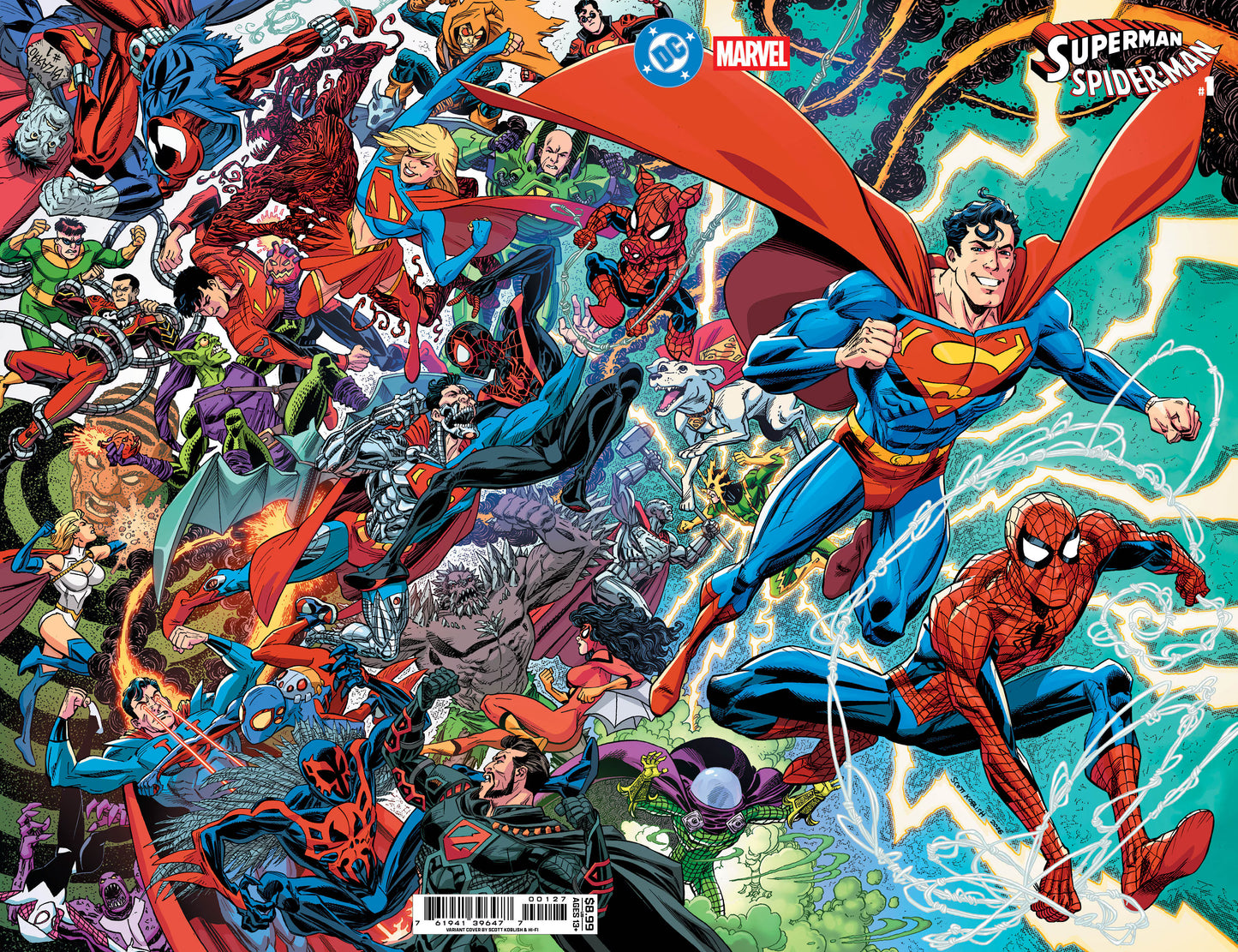 Superman/Spider-man #1 (scott wrap)