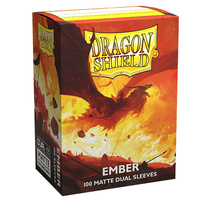 Dragon Shield Ember Matte Dual Sleeves Standard 100 ct