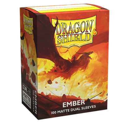 Dragon Shield Ember Matte Dual Sleeves Standard 100 ct