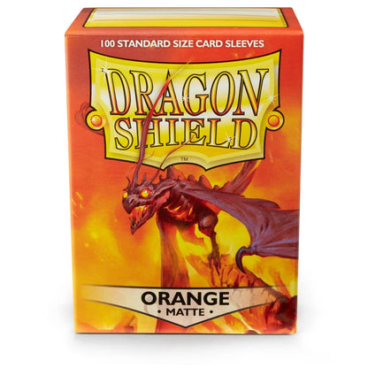 Dragon Shield Matte Sleeves Orange