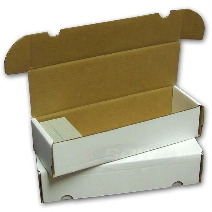 BCW 660 Ct. Card Storage Box w/ Flip Lid - Cardboard