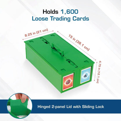 BCW 1,600 Ct. Card Bin - Green