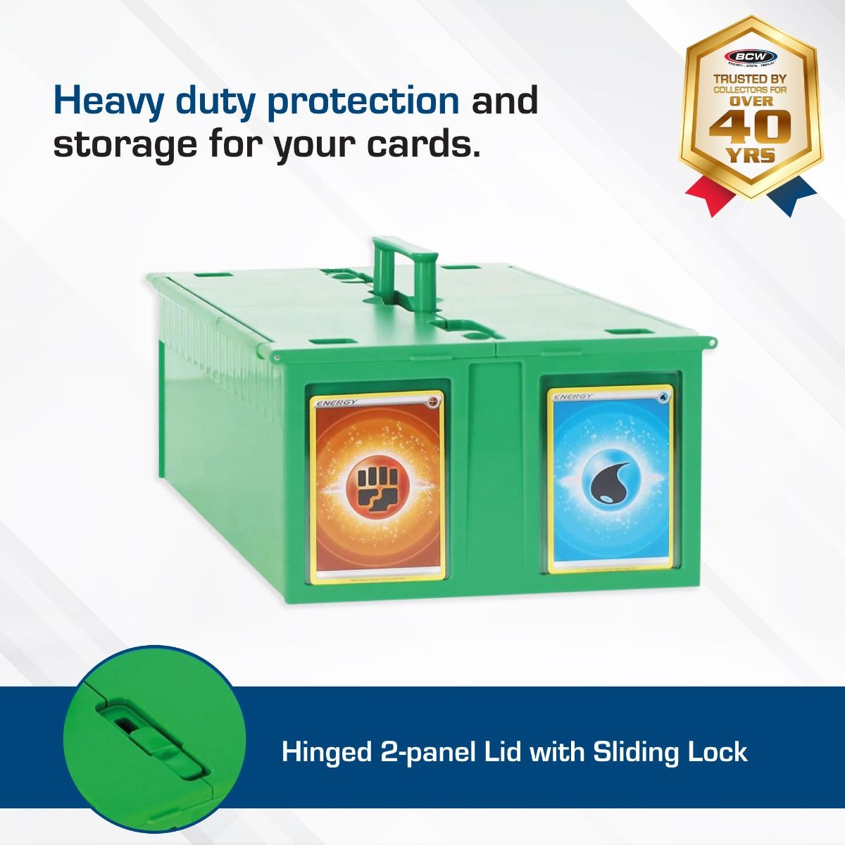 BCW 1,600 Ct. Card Bin - Green