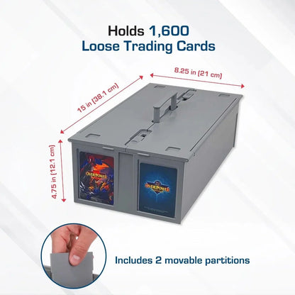 BCW 1,600 Ct. Card Bin - Grey