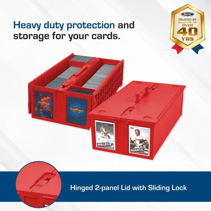 BCW 1600 Ct. Card Bin - Red