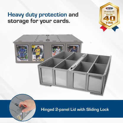 BCW 3,200 Ct. Card Bin - Grey