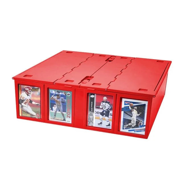 BCW 3,200 Ct. Card Bin - Red
