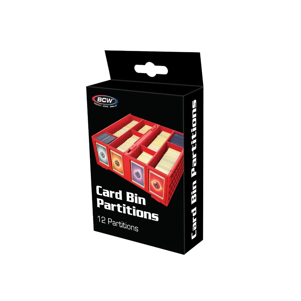 BCW Card Bin Partitions 12 Pack - Red