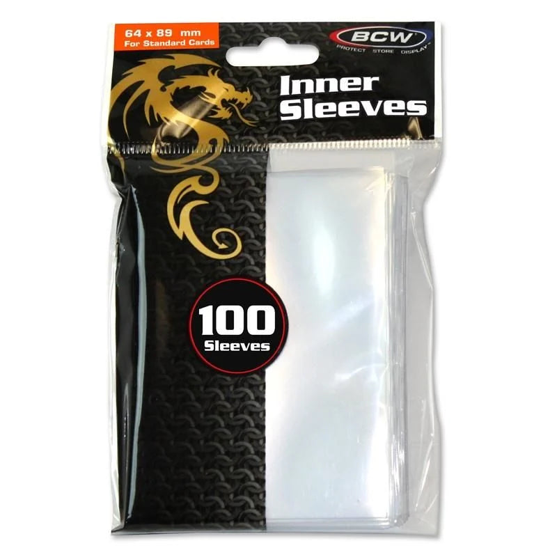 BCW Inner Sleeves - Standard (100 Count)