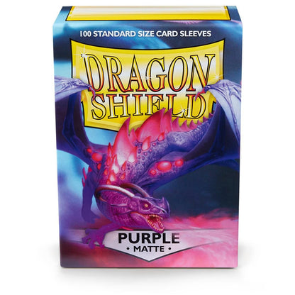 Dragon Shield Purple Matte Sleeves Standard 100t
