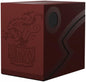 Dragon Shield Double Shell Deck Box - Blood Red/Black