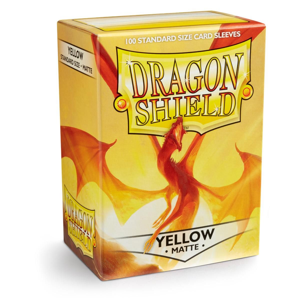 Dragon Shield Yellow Matte Sleeves Standard