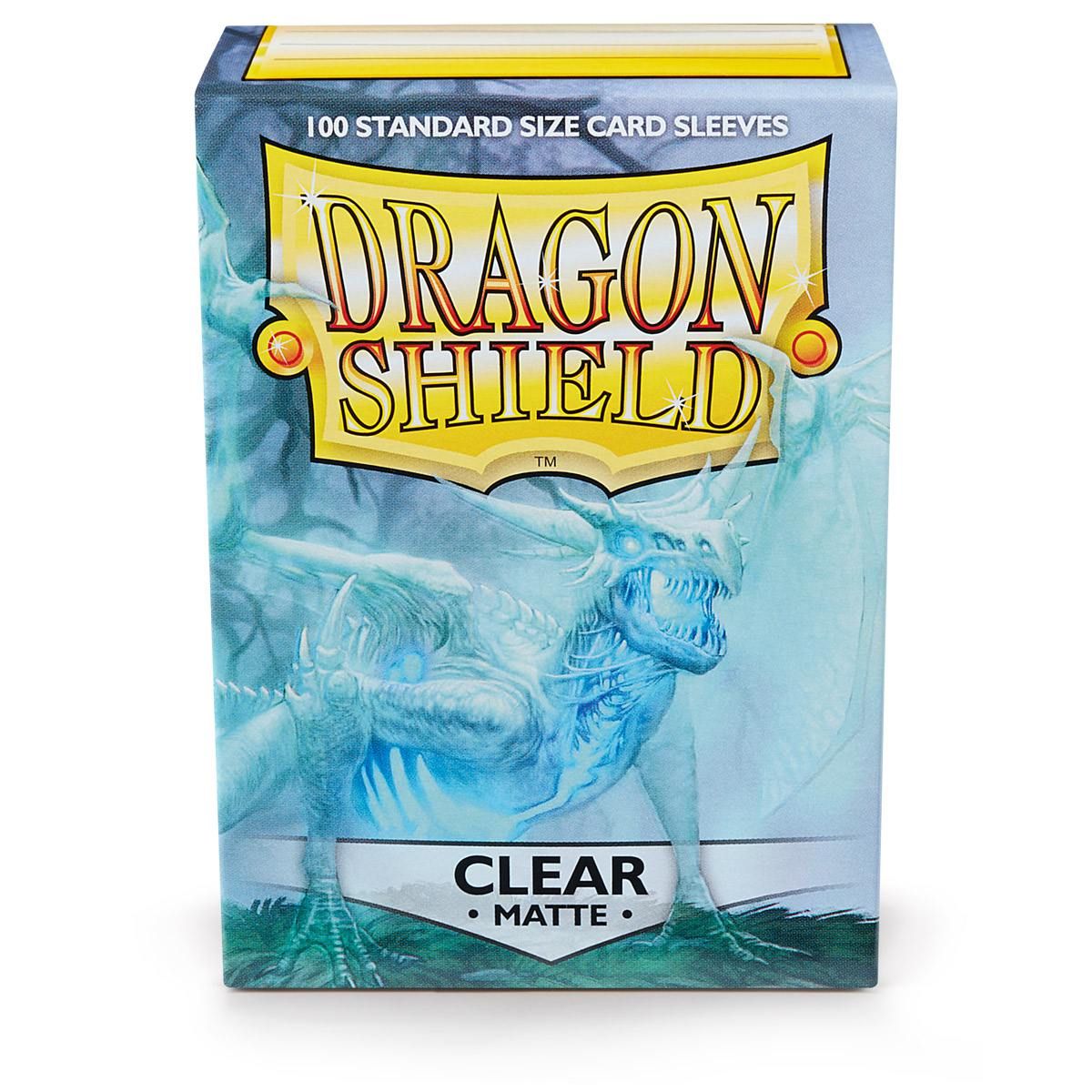 Dragon Shield Clear Matte Sleeves Standard 100ct