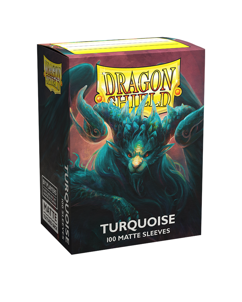 Dragon Shield Turquoise Matte Sleeves Standard 100ct
