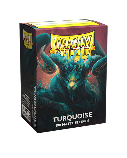 Dragon Shield Turquoise Matte Sleeves Standard 100ct