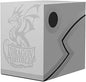 Dragon Shield Double Shell Deck Box - Ashen White/Black