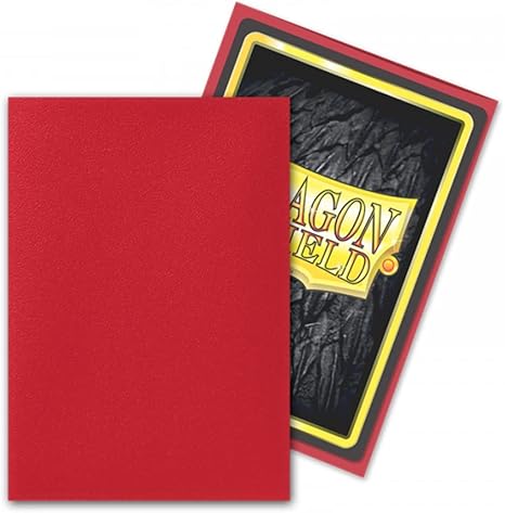 Dragon Shield Japanese Size Matte Sleeves Ruby 60 ct