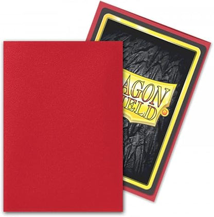 Dragon Shield Japanese Size Matte Sleeves Ruby 60 ct