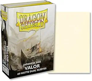 Dragon Shield Japanese Size Sleeves Dual Matte Valor 60 ct