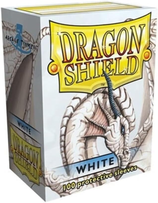 Dragon Shield Standard Size White Matte Sleeves