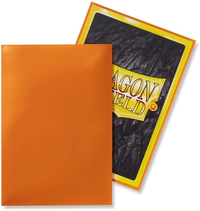 Dragon Shield Japanese Size Orange Matte Sleeves 60 ct