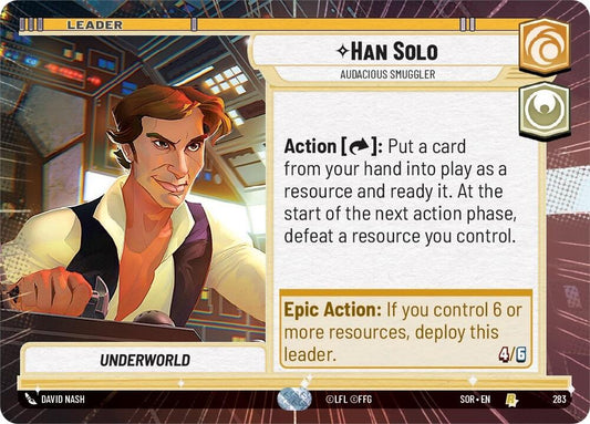 Han Solo - Audacious Smuggler (Hyperspace) (283) [Spark of Rebellion]