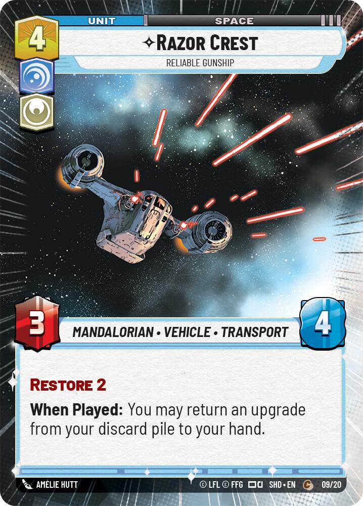 Razor Crest - Reliable Gunship (09/20) (Hyperspace) (09/20) [Shadows of the Galaxy: Weekly Play]