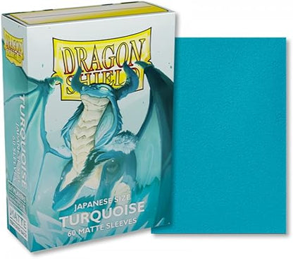 Dragon Shield Japanese Size Matte Sleeves Turquoise 60 ct