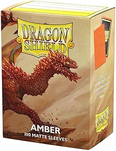 Dragon Shield: Standard 100ct Sleeves - Amber Matte