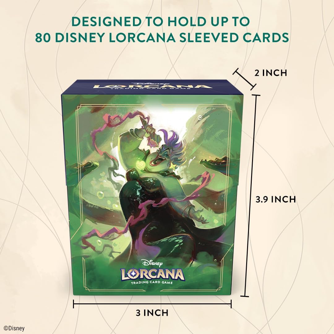 Lorcana Archazia's Island 80 Card Deck Case - Ursula