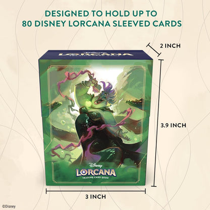 Lorcana Archazia's Island 80 Card Deck Case - Ursula