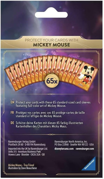 Disney Lorcana Art Sleeves - Mickey Mouse