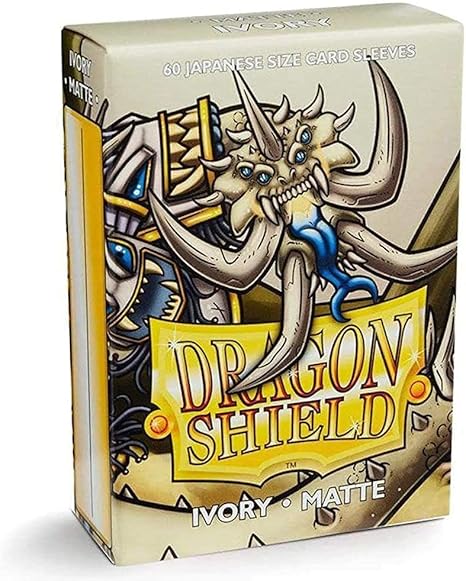 Dragon Shield Japanese Size Matte Sleeves Ivory 60 ct