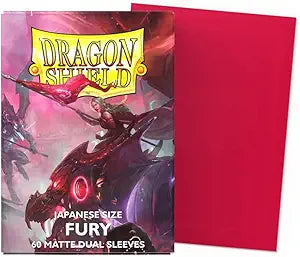 Dragon Shield Japanese Size Fury Matte Dual Sleeves 60 ct