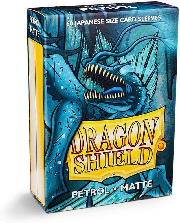 Dragon Shield Japanese Size Petrol Matte Sleeves 60 ct