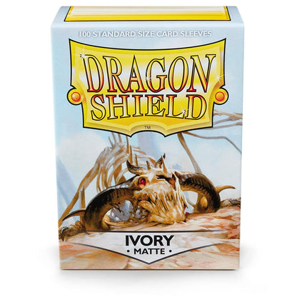 Dragon Shield Ivory Matte Sleeves Standard 100ct