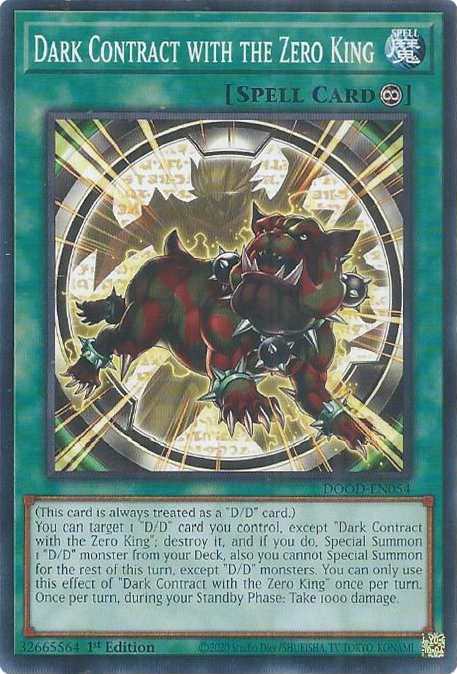 Dark Contract with the Zero King [DOOD-EN054] Common