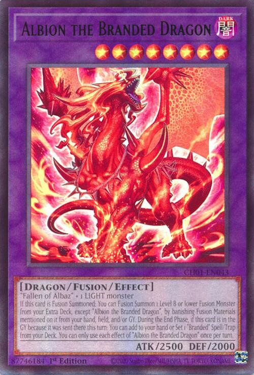 Albion the Branded Dragon [CH01-EN043] Ultra Rare