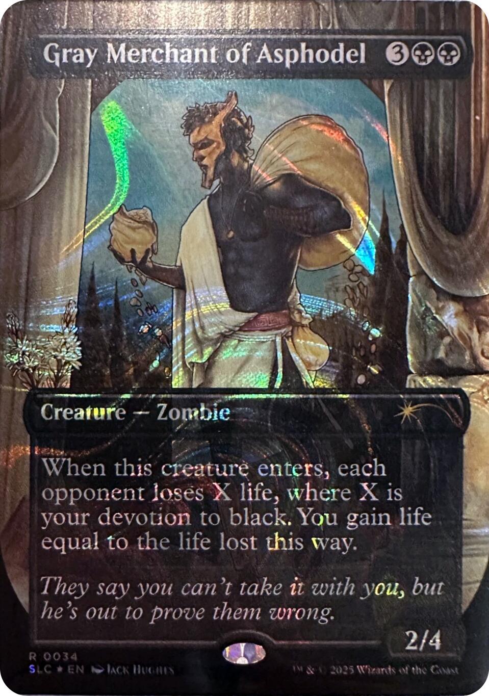 Gray Merchant of Asphodel (Halo Foil) [Secret Lair Countdown Kit]