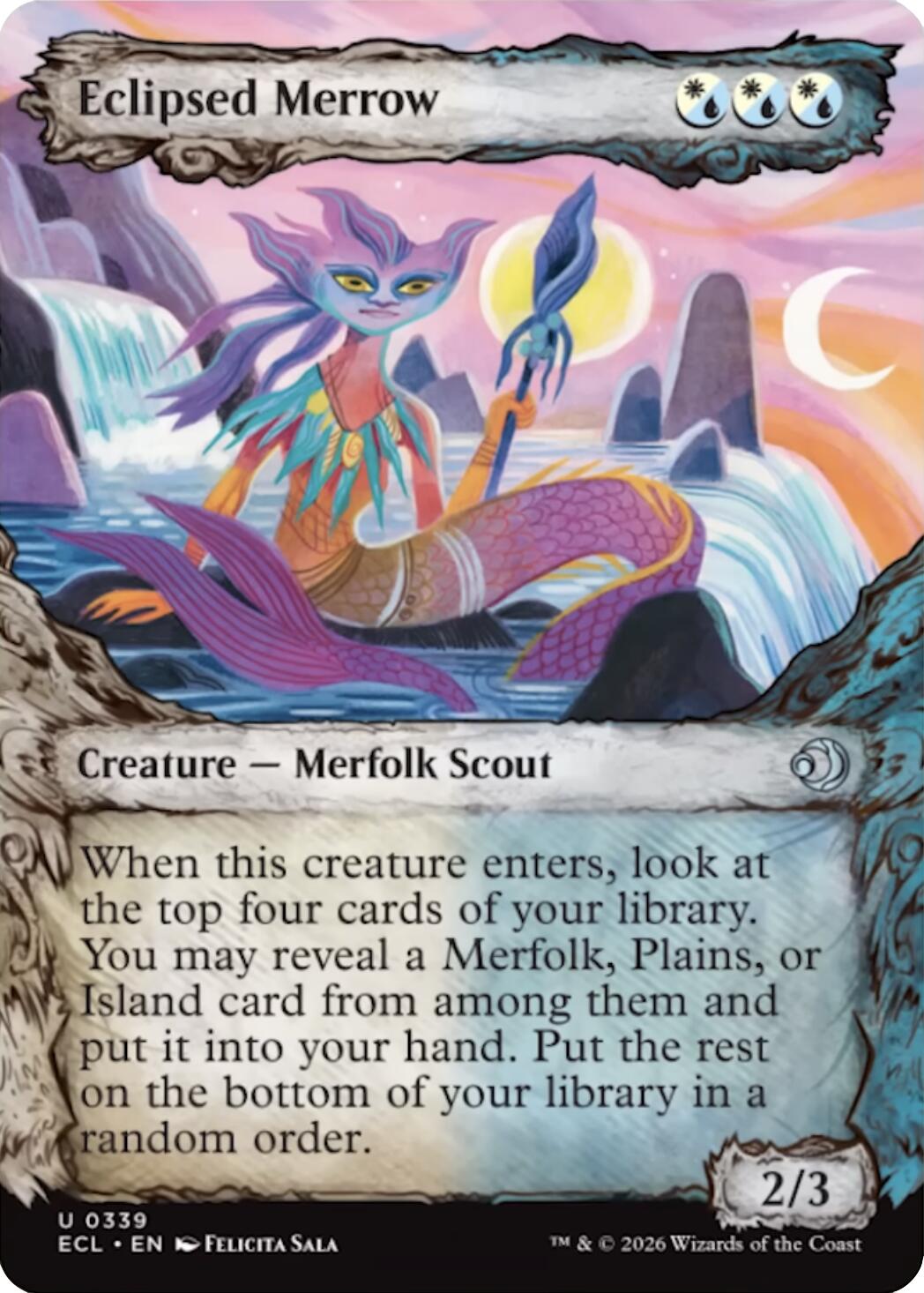 Eclipsed Merrow (Showcase) [Lorwyn Eclipsed]