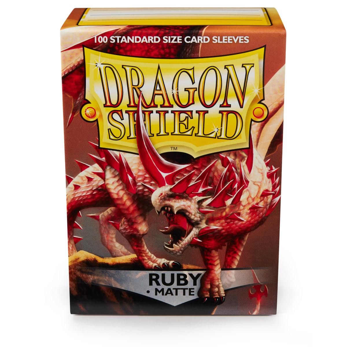 Dragon Shield Standard Ruby Matte Sleeves