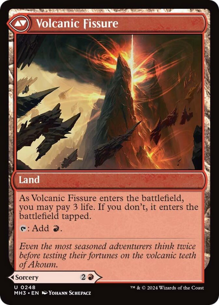 Sundering Eruption // Volcanic Fissure [Modern Horizons 3]