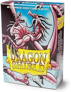 Dragon Shield Japanese Size Pink Matte Sleeves 60 ct
