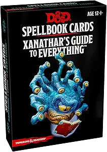 D&D Spellbook Cards: Xanathar's Guide to Everything